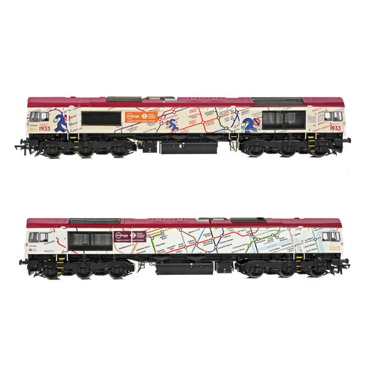 Class 66 Harry Beck London Transport Livery Model