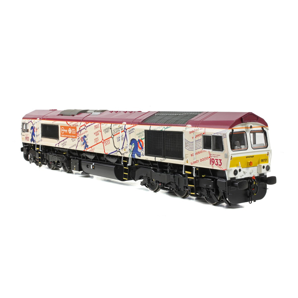 Class 66 Harry Beck London Transport Livery Model