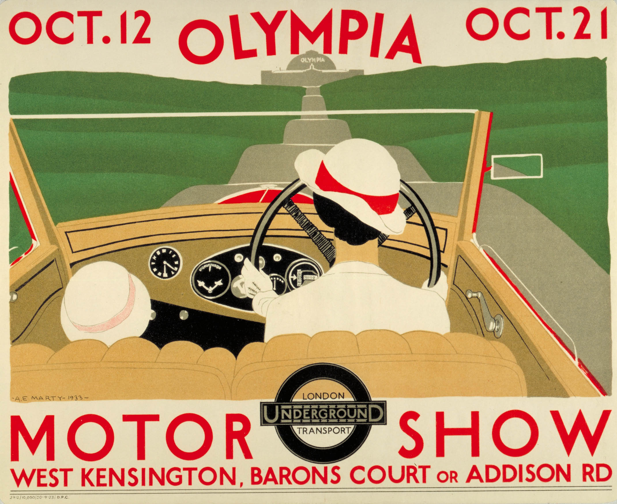 Olympia Motor Show - Andre Edouard Marty (1933)