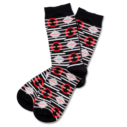 Central line Tupenny Moquette Organic Cotton Socks