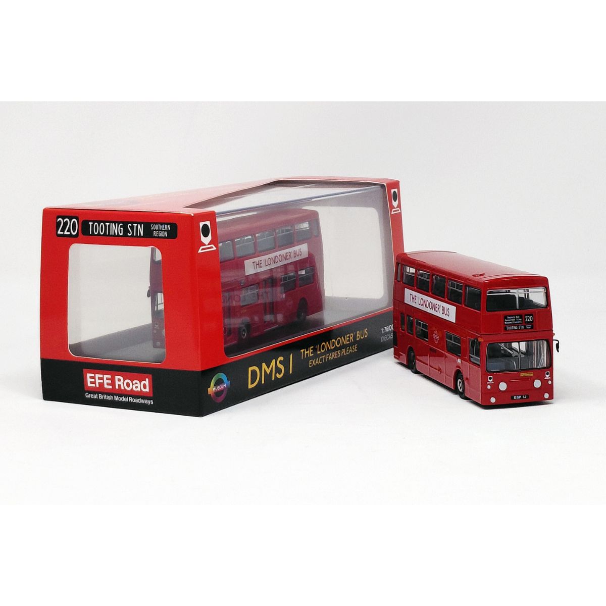 Pre-order Daimler Fleetline DMS1 LT Tooting Stn Route 220