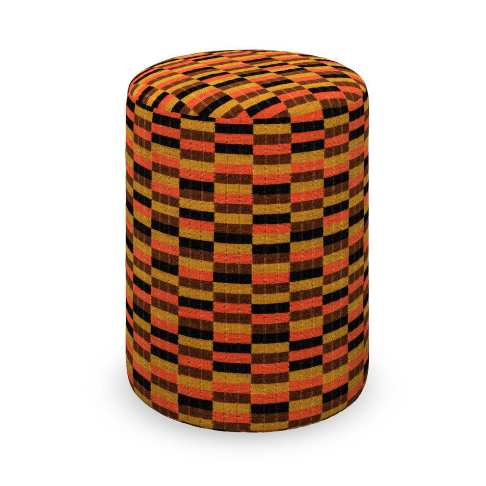 Lyon 35cm Moquette Drum Stool | London Transport Museum