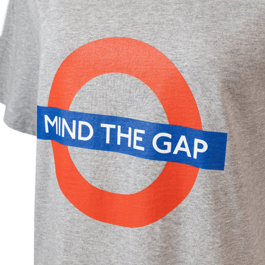 Mind the Gap T-Shirt Organic Cotton Heather Grey