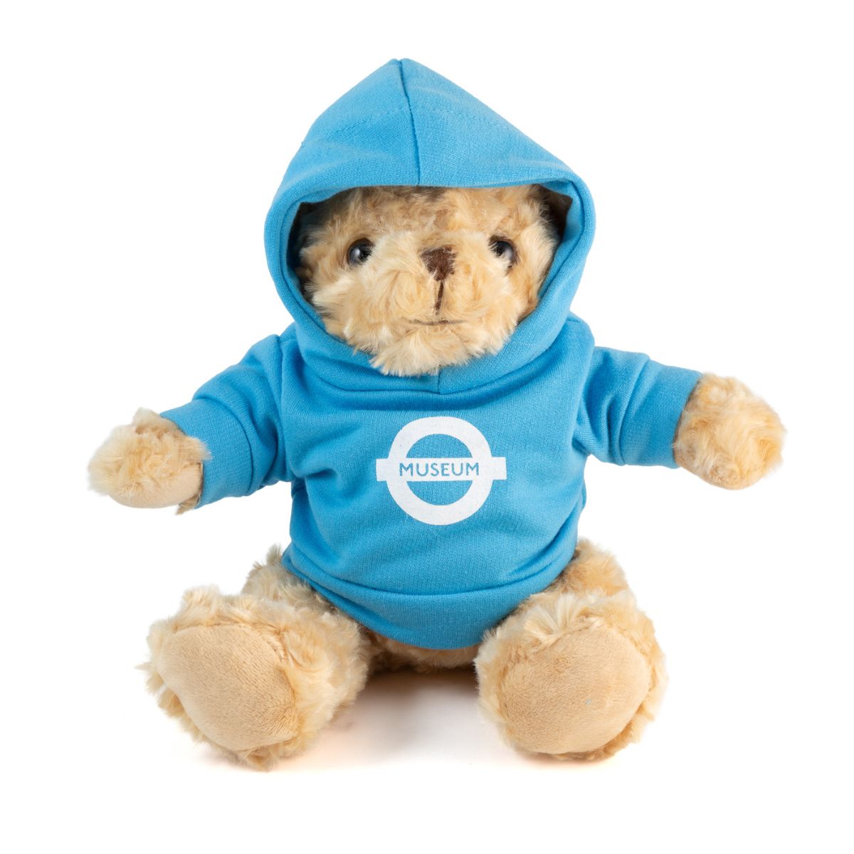 London Transport Museum Teddy Bear Blue Hoodie