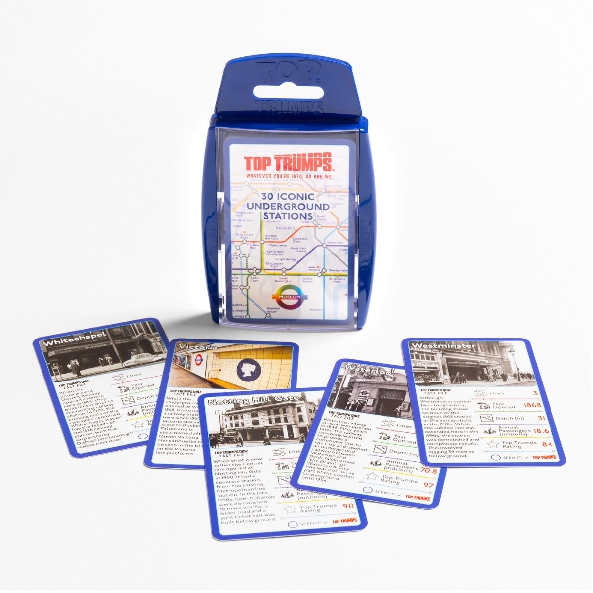 Top Trumps 30 Iconic Underground Stations