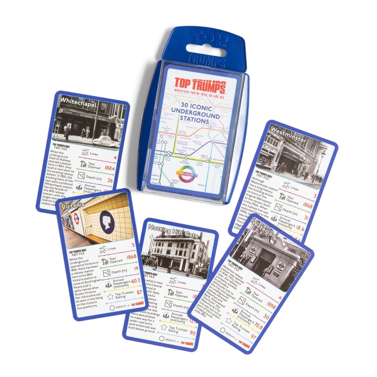 Top Trumps 30 Iconic Underground Stations