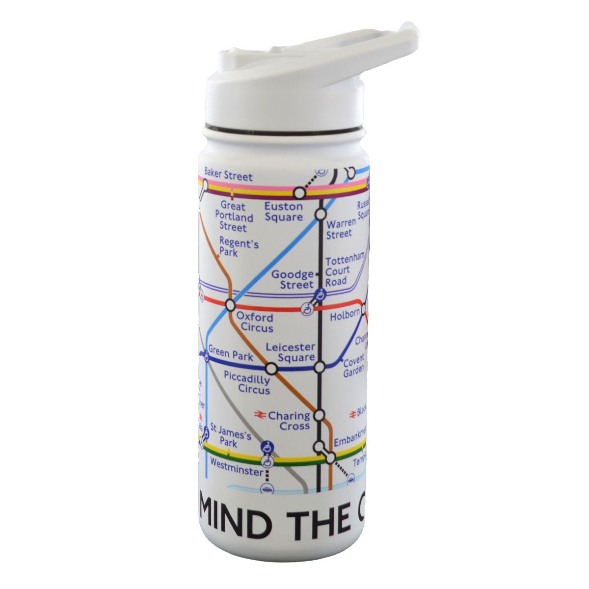 Insulated Tube Map Water Bottle