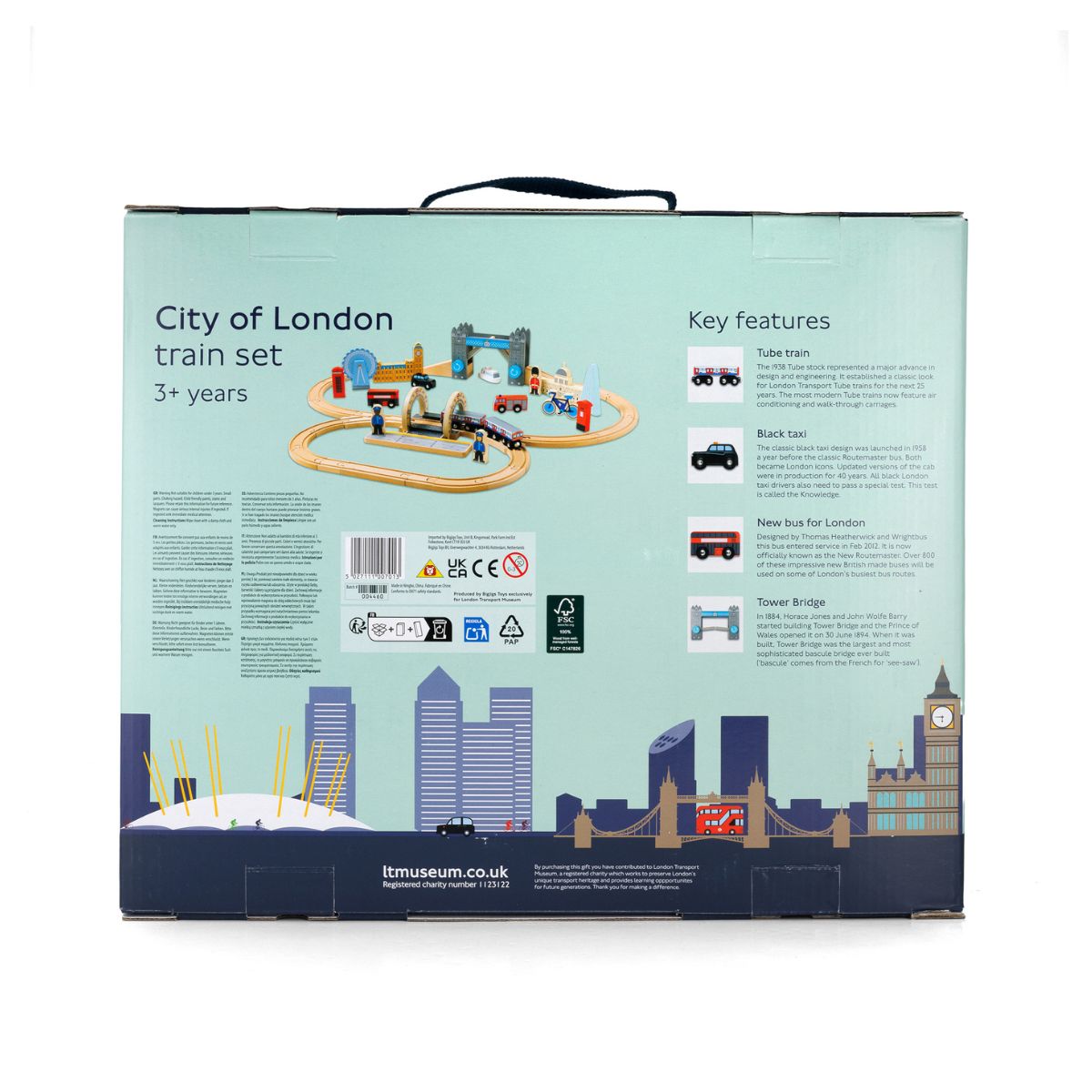 City of London Wooden Train Set