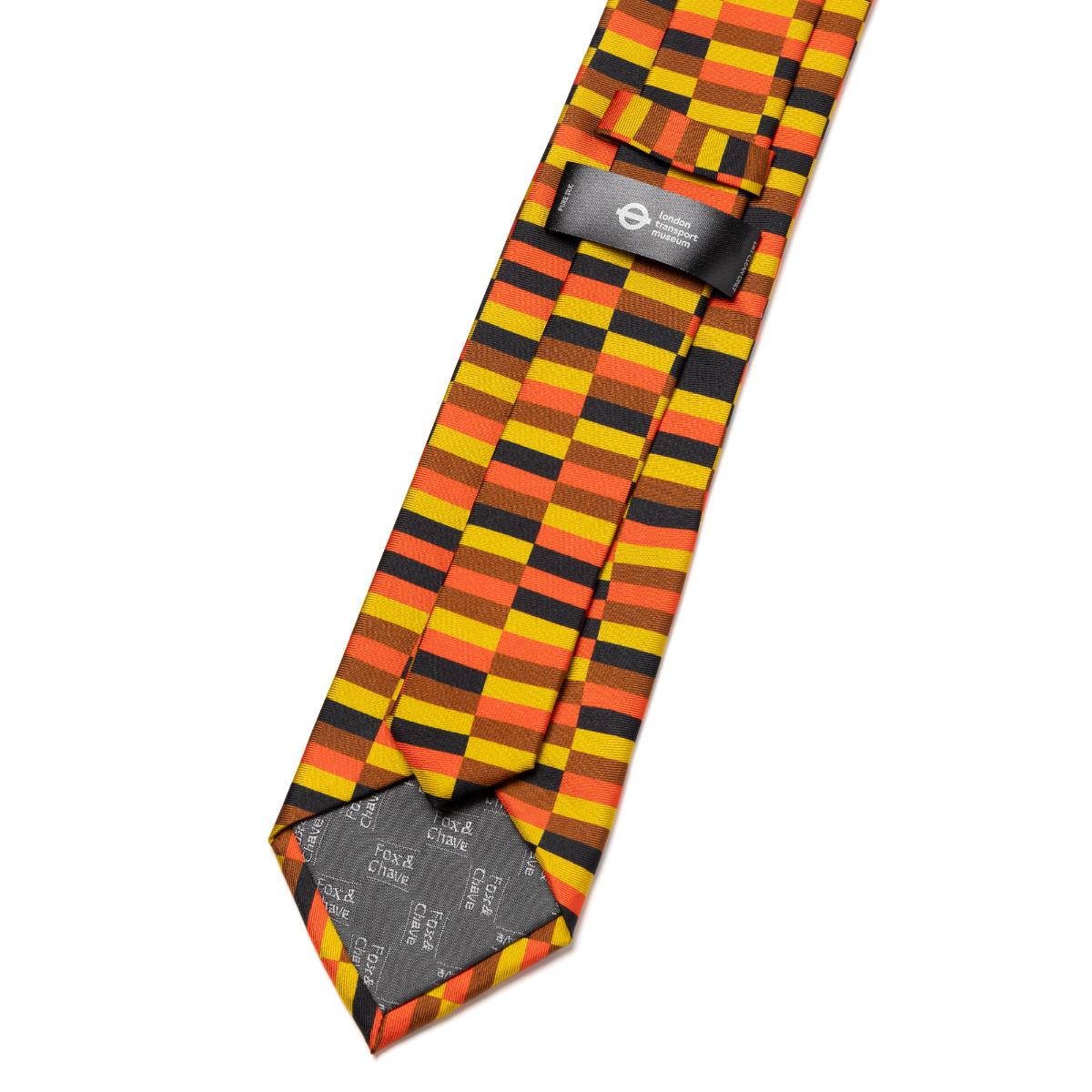 District line Moquette Silk Tie