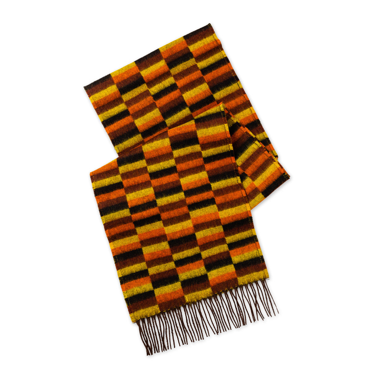 District Moquette Design Lambswool Scarf