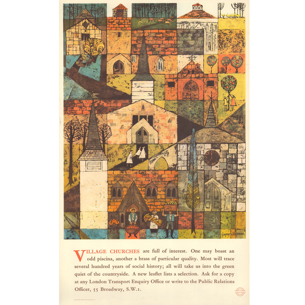 Village Churches, by Gaynor Chapman, 1962
