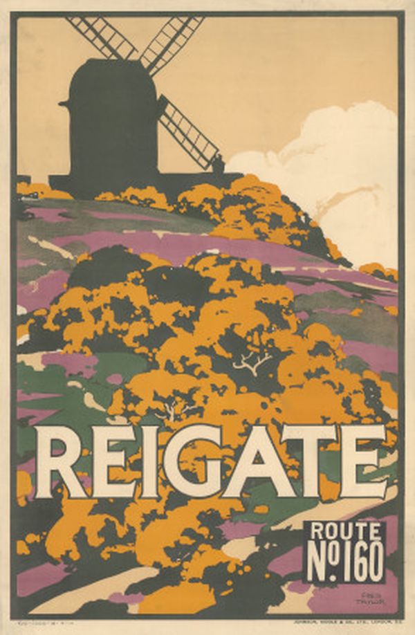 Reigate, by Fred Taylor, 1914