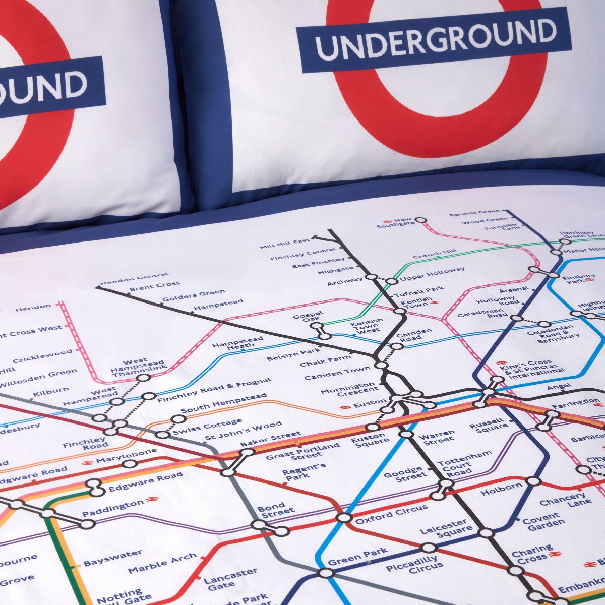 Tube Map Duvet Cover
