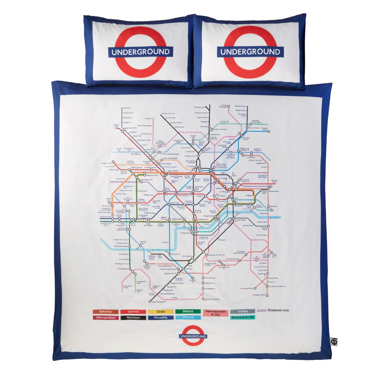 Tube Map Duvet Cover