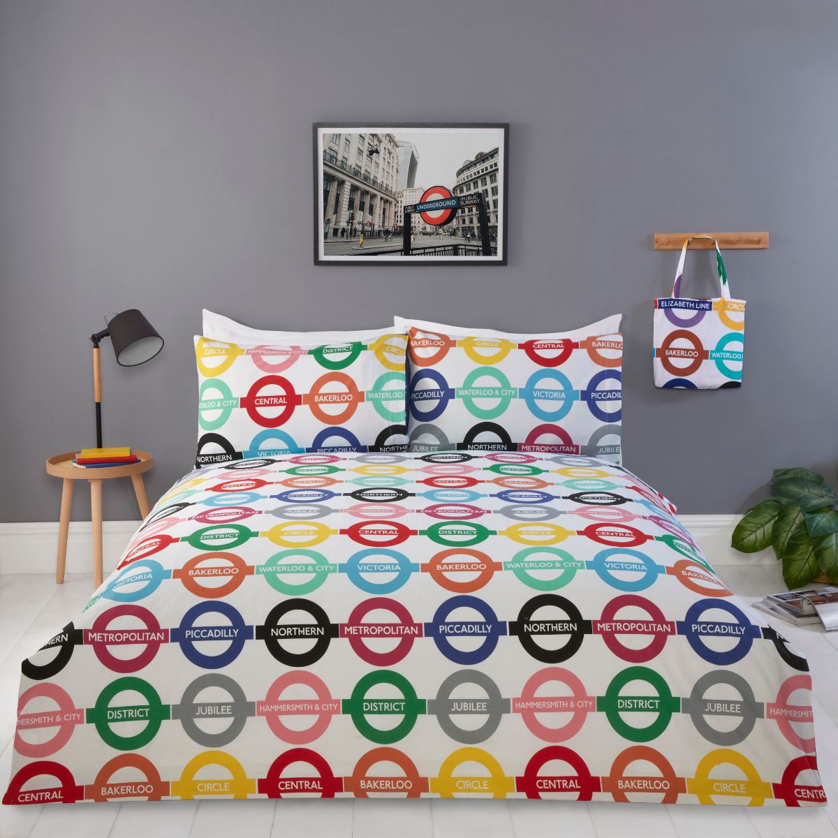 Tube Map Duvet Cover