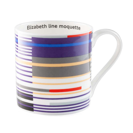 Elizabeth Line Moquette Mug