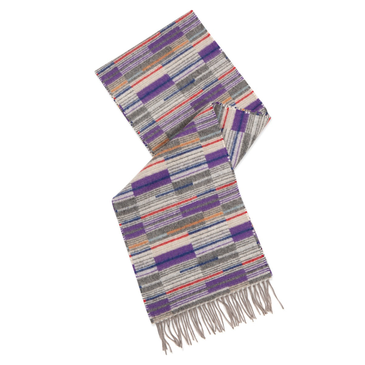 Elizabeth line Moquette Design Lambswool Scarf