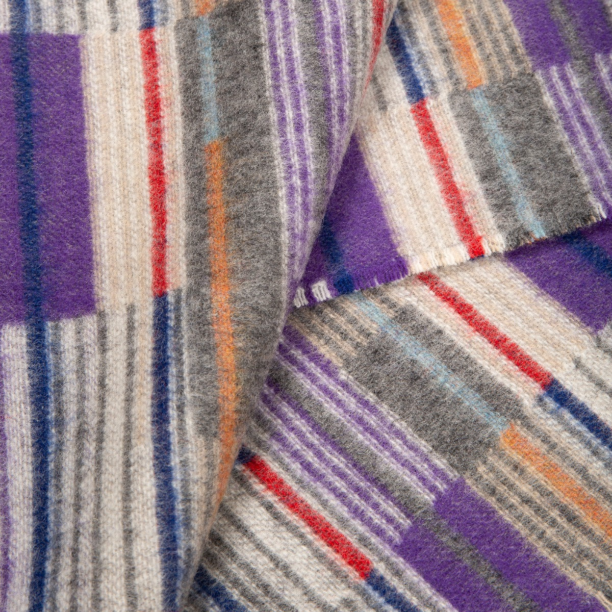 Elizabeth line Moquette Design Lambswool Scarf