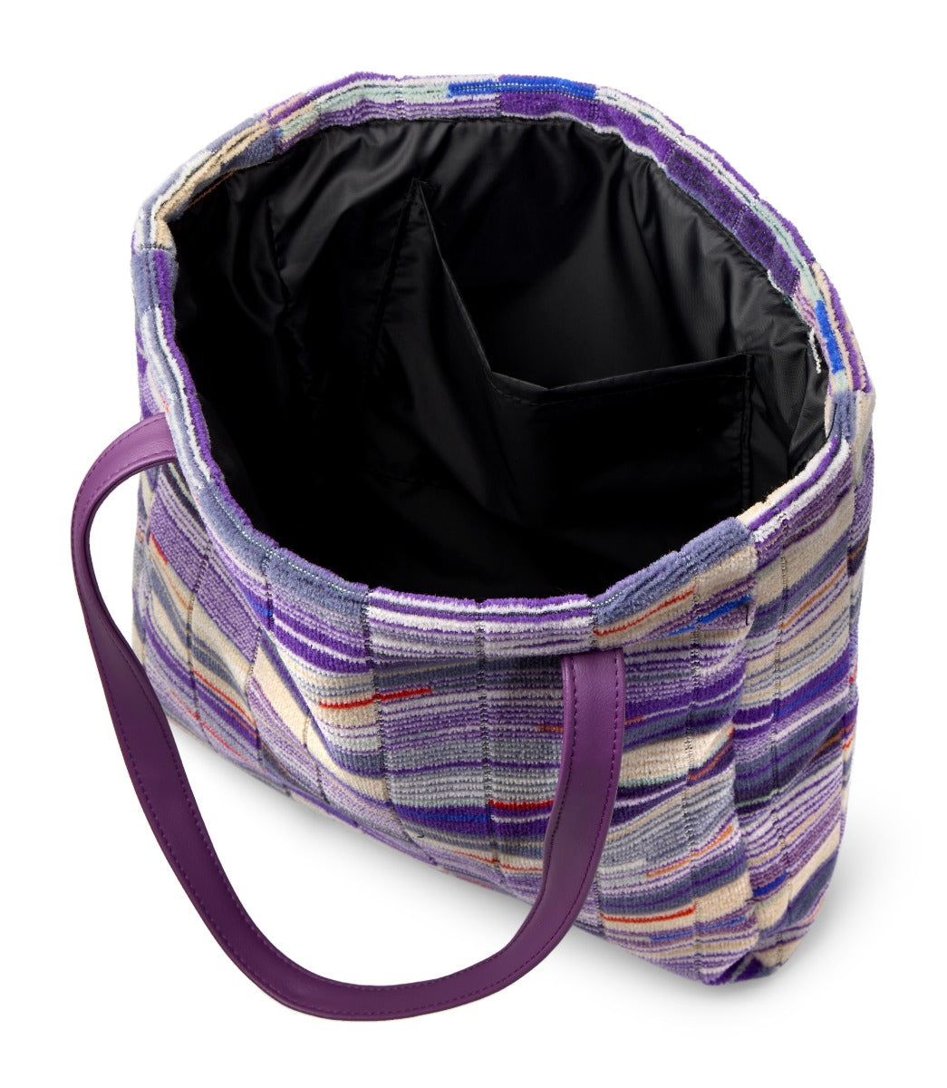 Elizabeth line Moquette Tote Bag