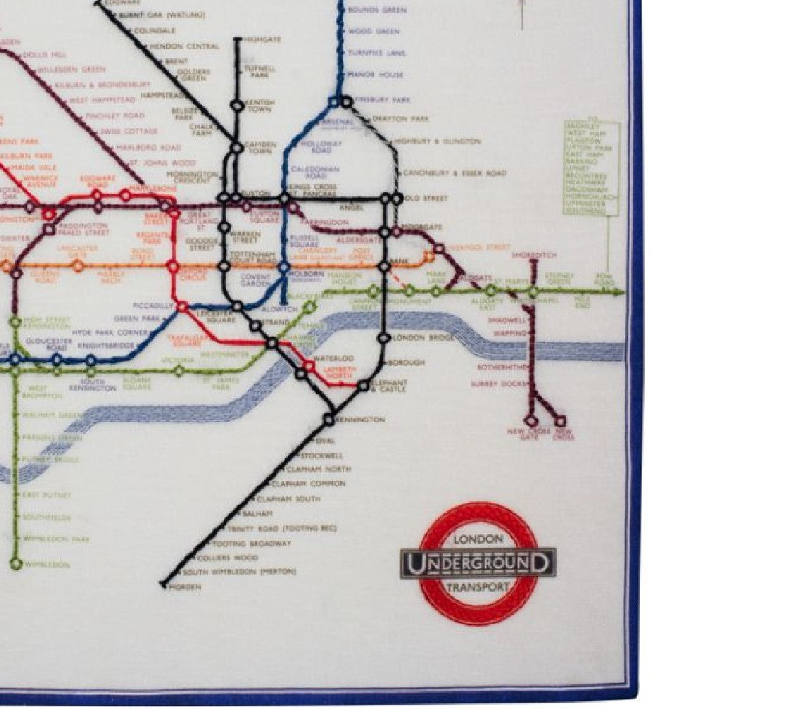 Embroidery Kit 1933 Tube Map