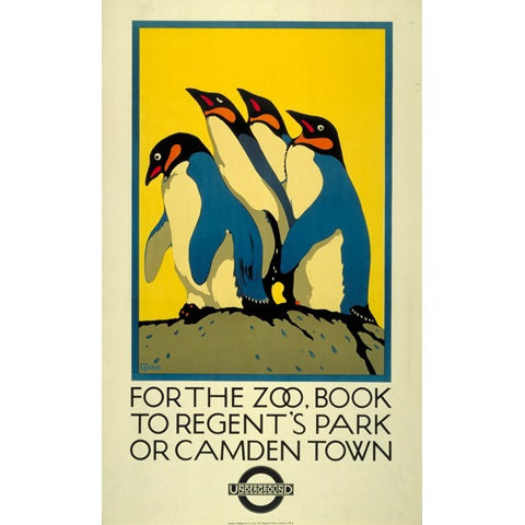 For the Zoo - Penguins 30 x 40 print