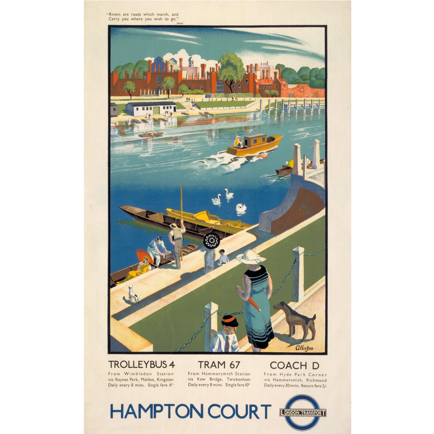 Hampton Court 30 x 40 print