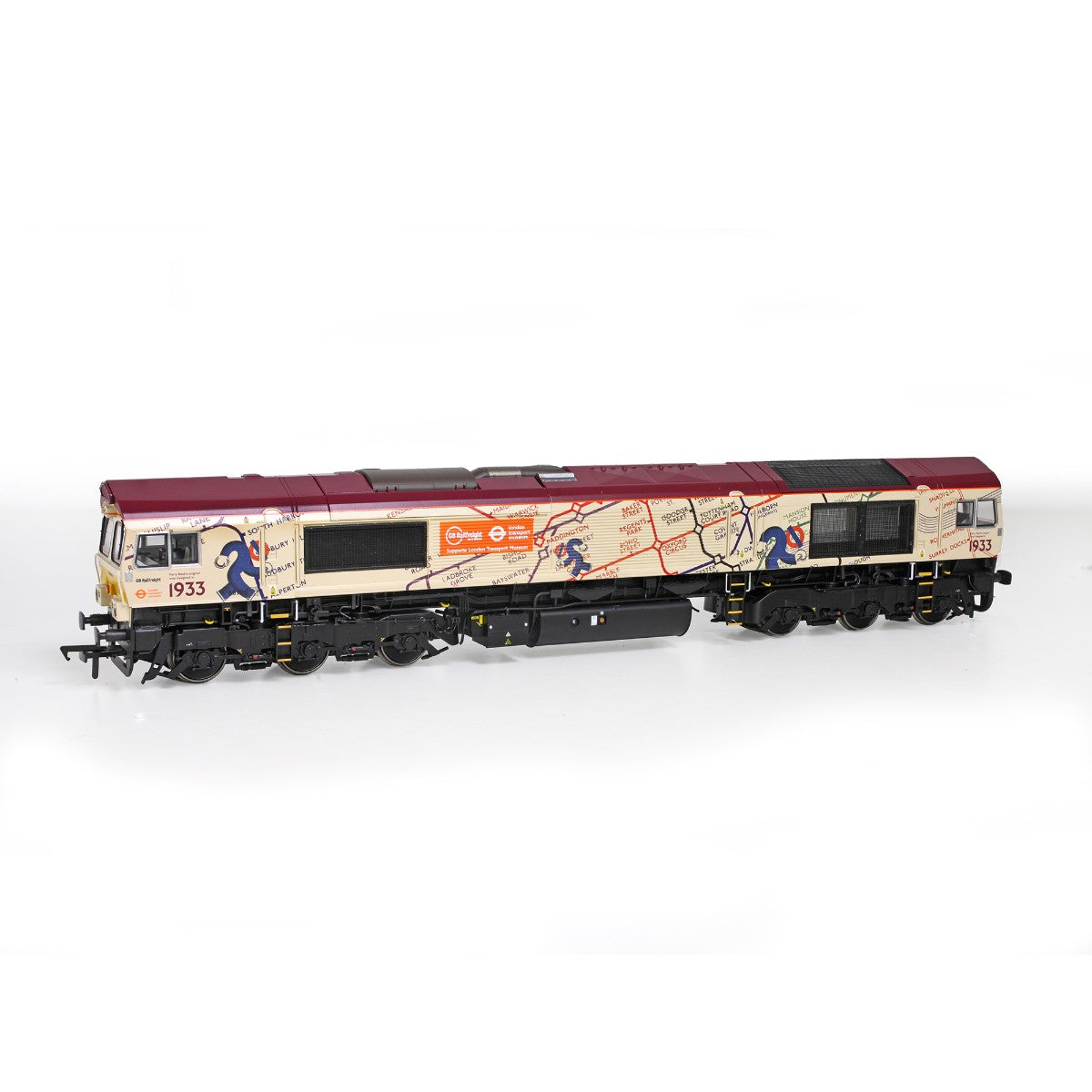Class 66 Harry Beck London Transport Livery Model
