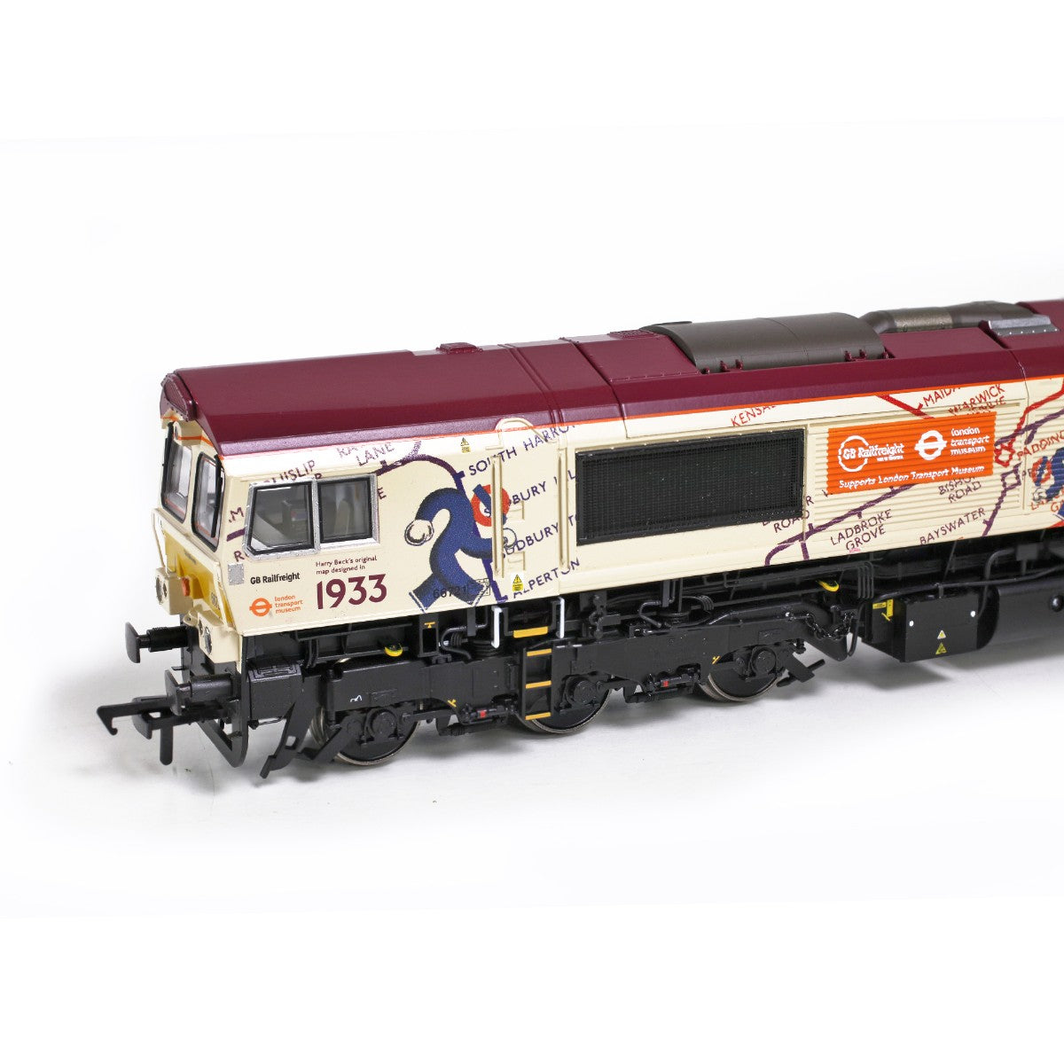 Class 66 Harry Beck London Transport Livery Model
