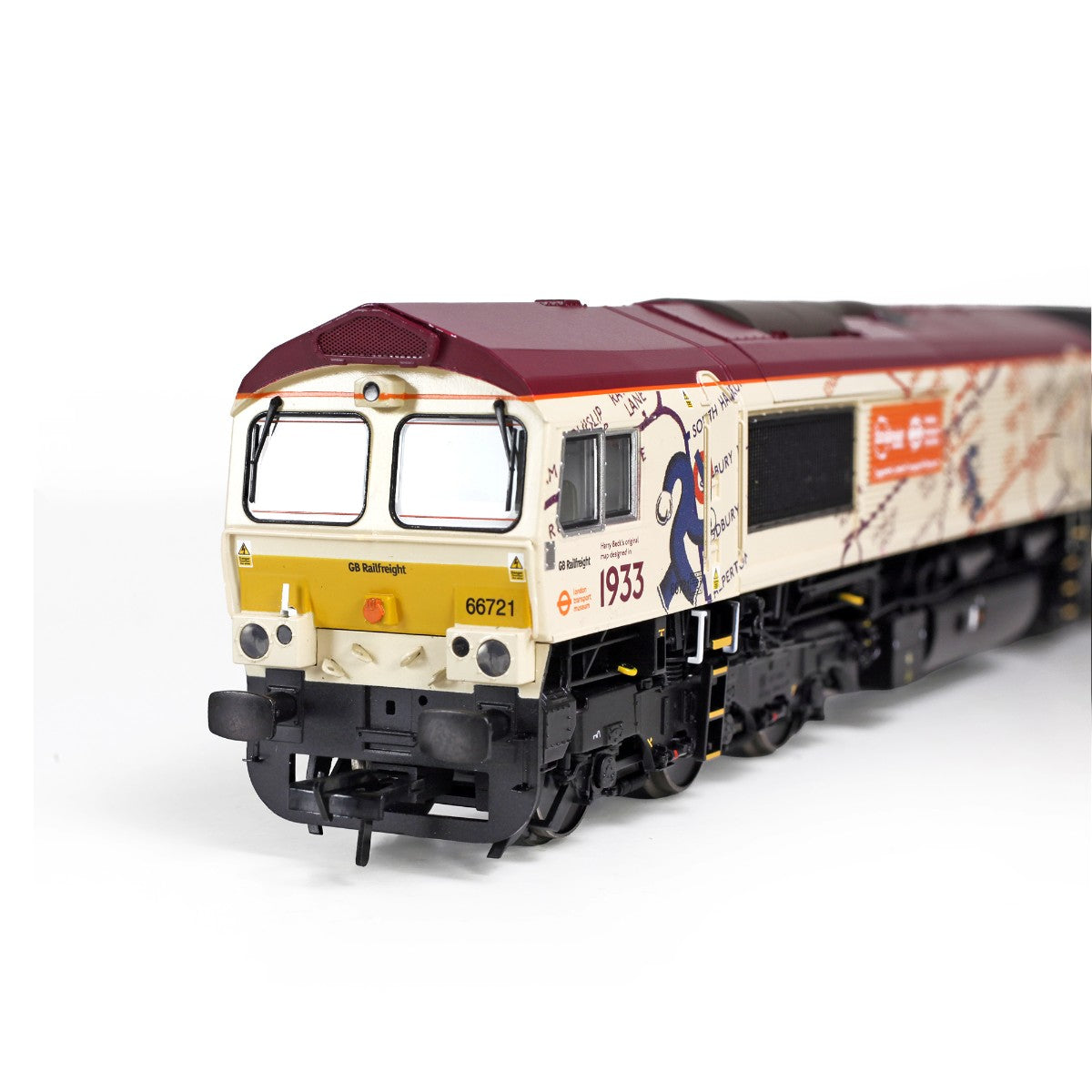 Class 66 Harry Beck London Transport Livery Model