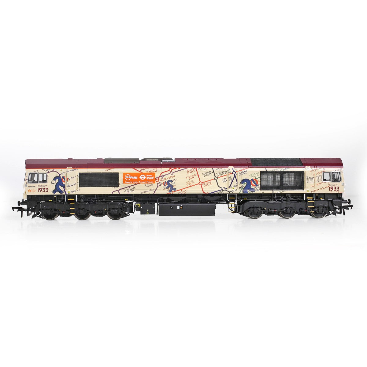 Class 66 Harry Beck London Transport Livery Model