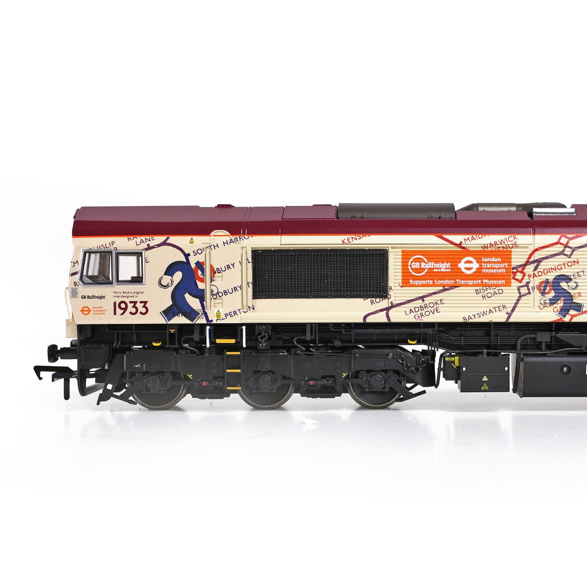 Class 66 Harry Beck London Transport Livery Model
