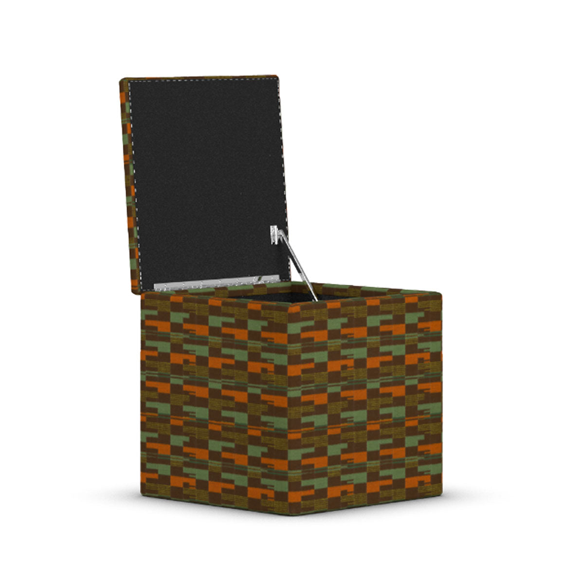 Moquette Hinged Storage Cube