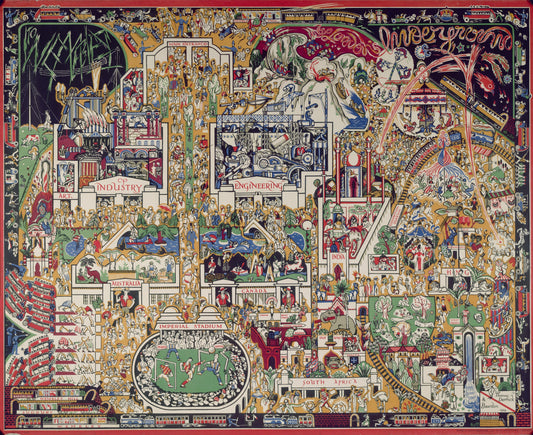 British empire exhibition, by Edward Bawden and Thomas Derrick, 1924