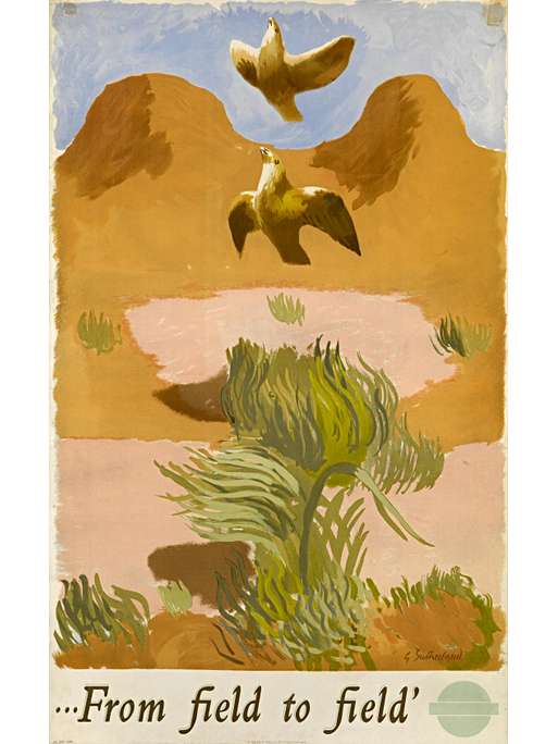 From field to field; away by Metropolitan, by Graham Sutherland, 1936