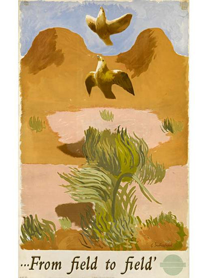 From field to field; away by Metropolitan, by Graham Sutherland, 1936