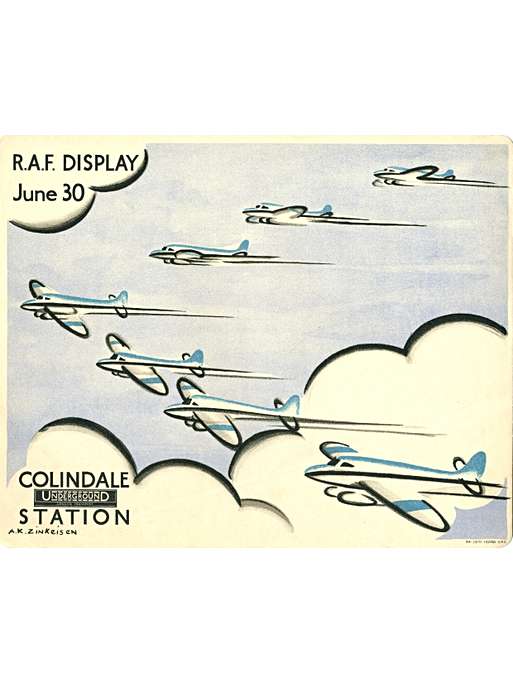 RAF display, Anna Katrina Zinkeisen, 1934