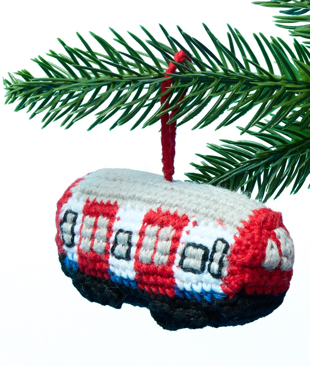 Knitted Tube Train Decoration