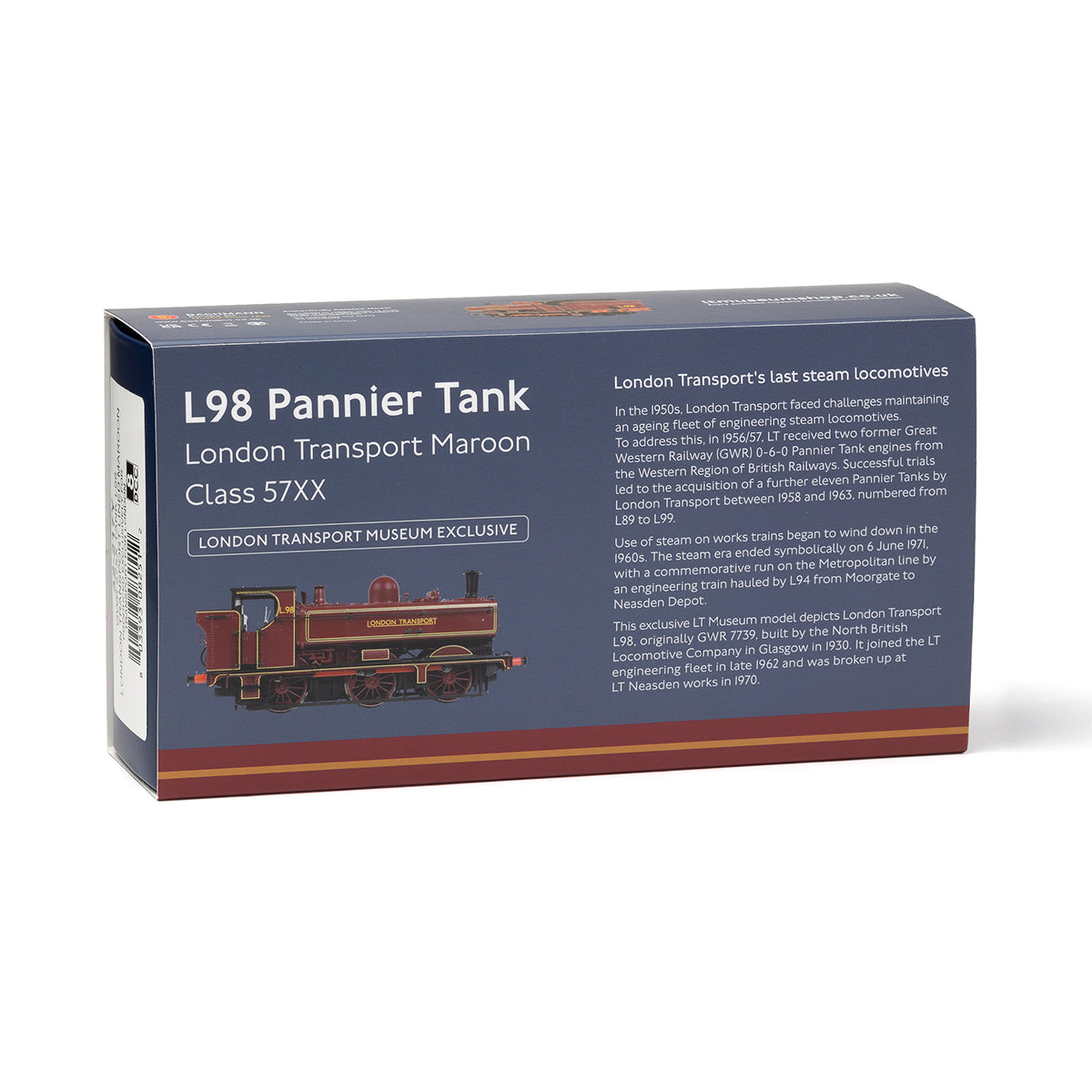 London Transport L98 Pannier Tank Model