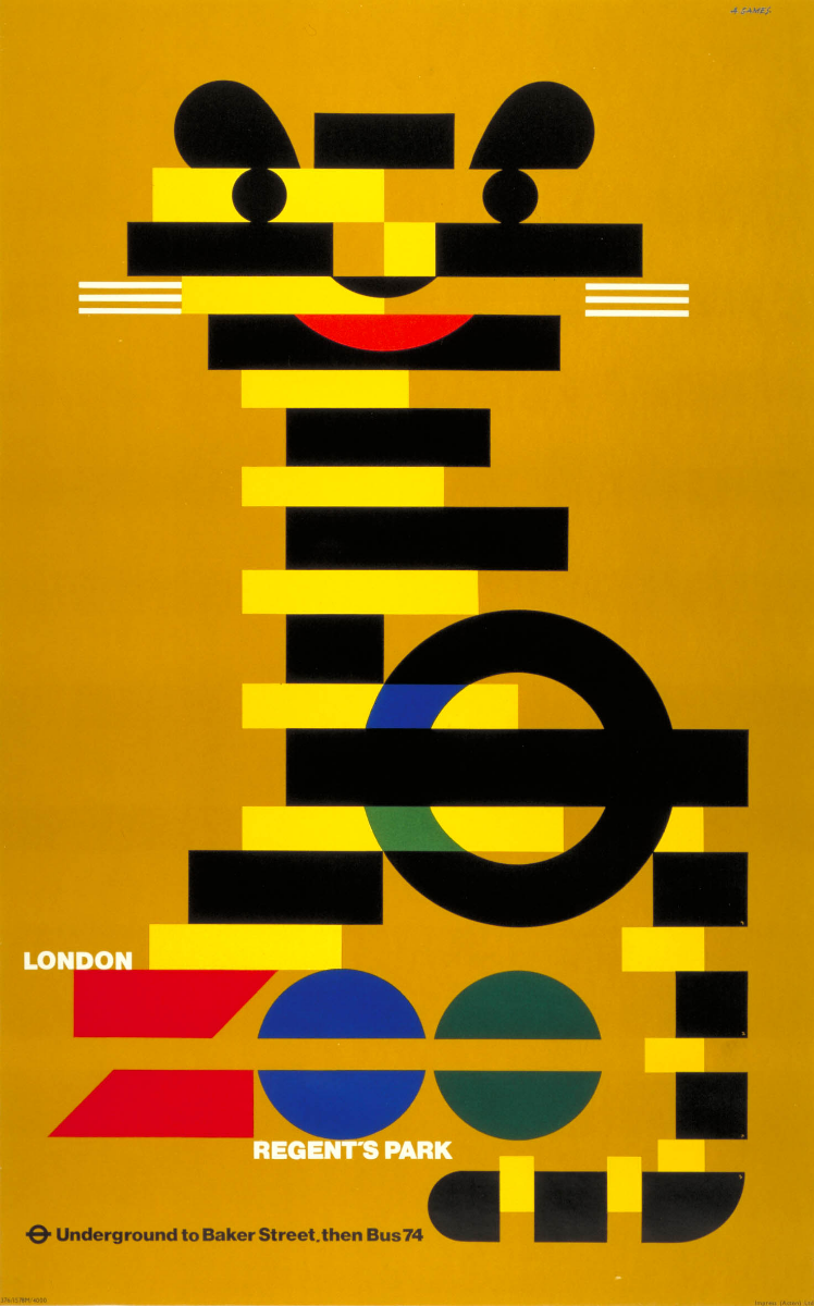 London Zoo 30x40 Print Abram Games