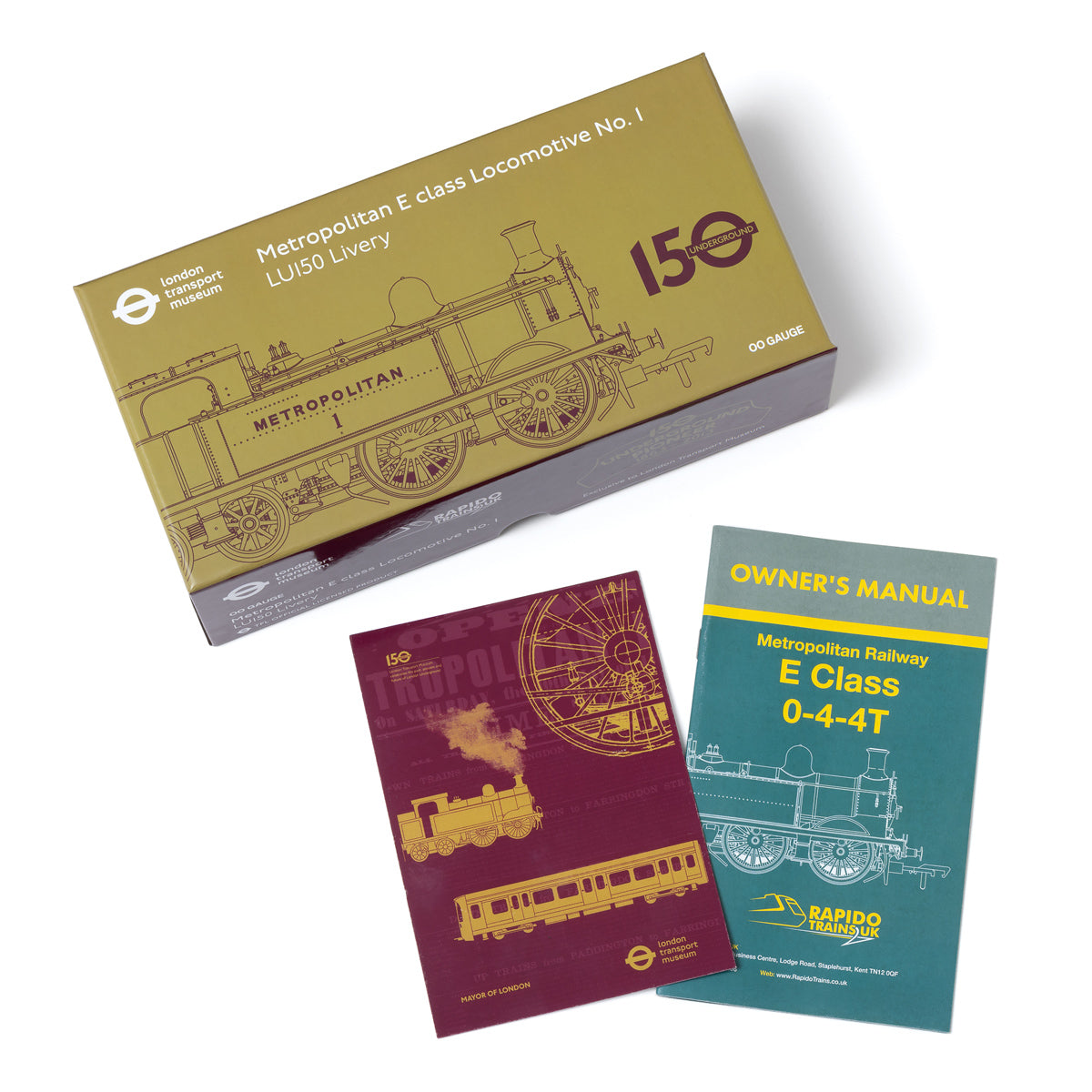 Metropolitan Railway E Class Locomotive No.1 LU150 Livery