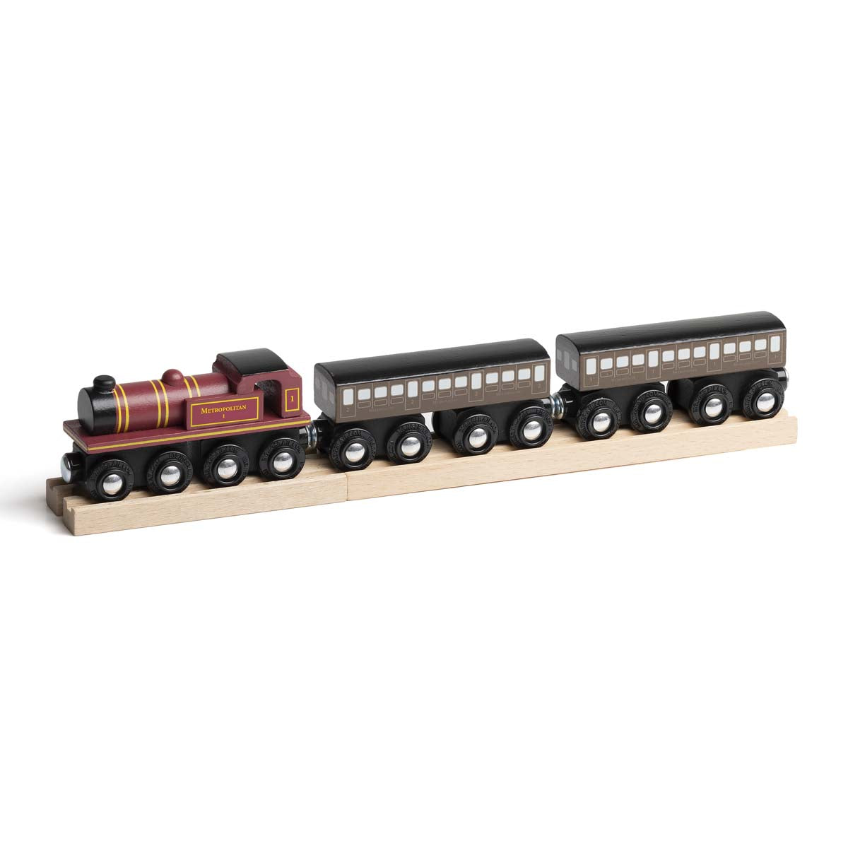Met No.1 Wooden Train Toy Set