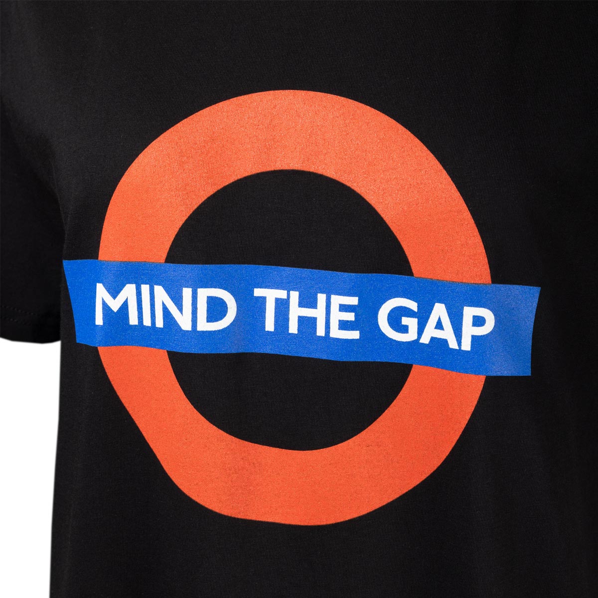 Mind the Gap T-Shirt Organic Cotton Black