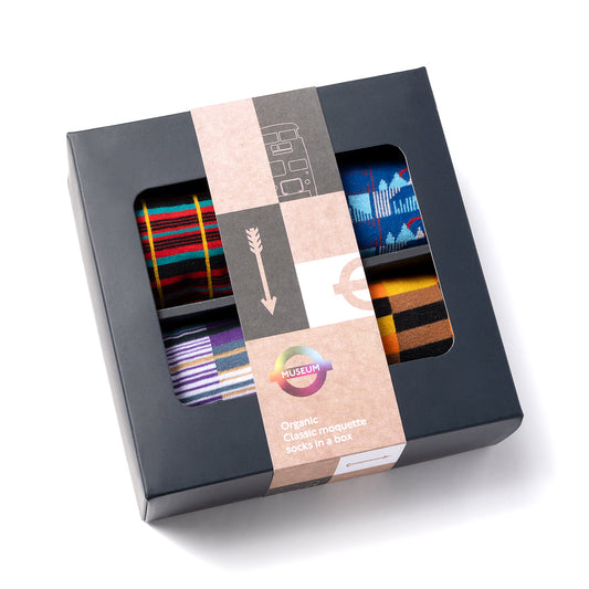 Classic Socks in a Box Organic Cotton 