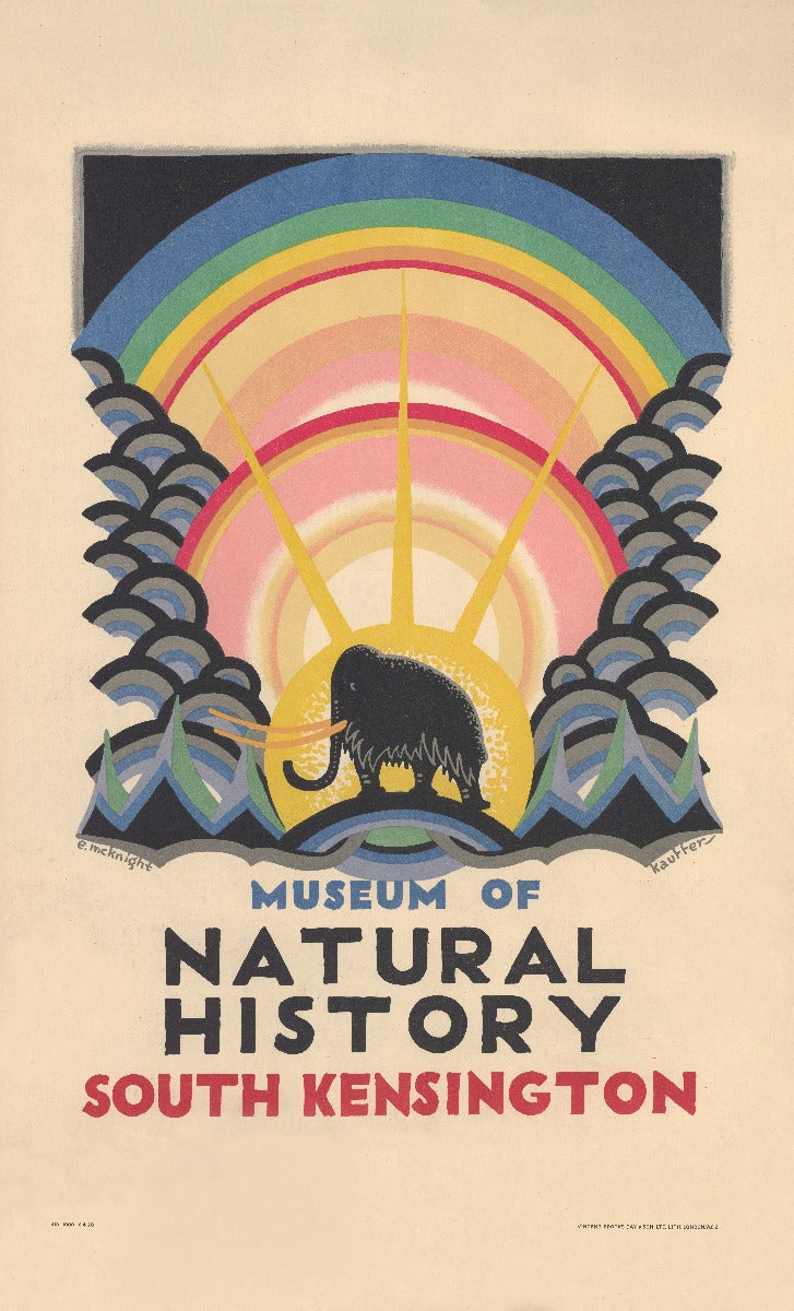 Museum of Natural History - Edward McKnight Kauffer, 1923