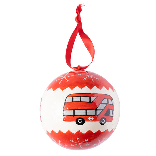 New Routemaster Bus Christmas Bauble