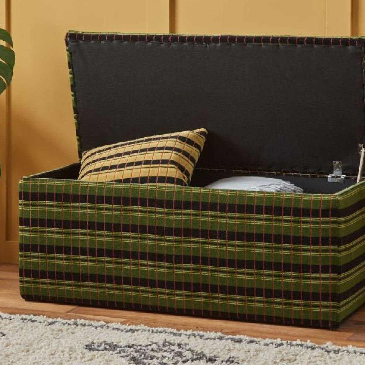 Hinged Storage Ottoman