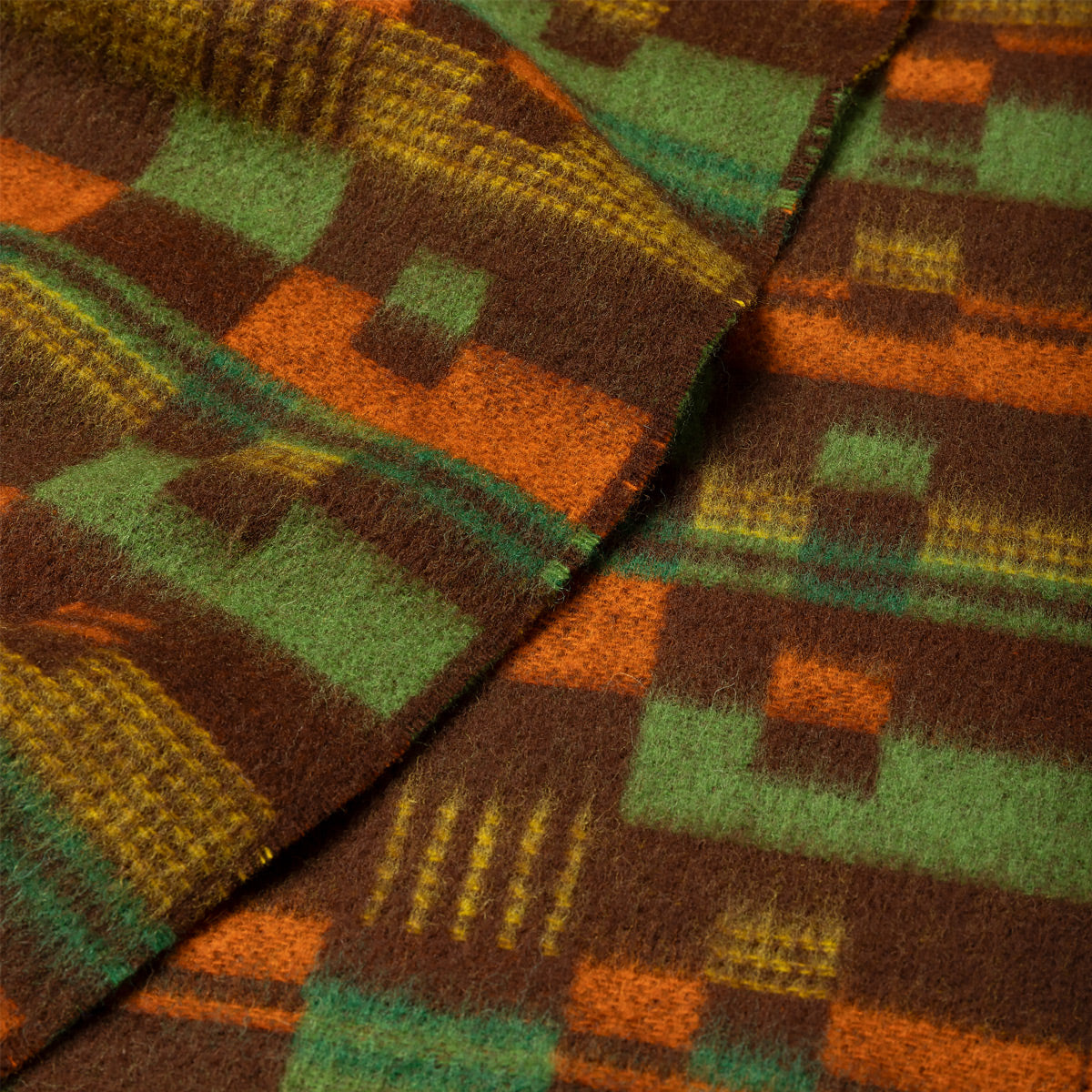 New Overground Moquette Design Lambswool Scarf