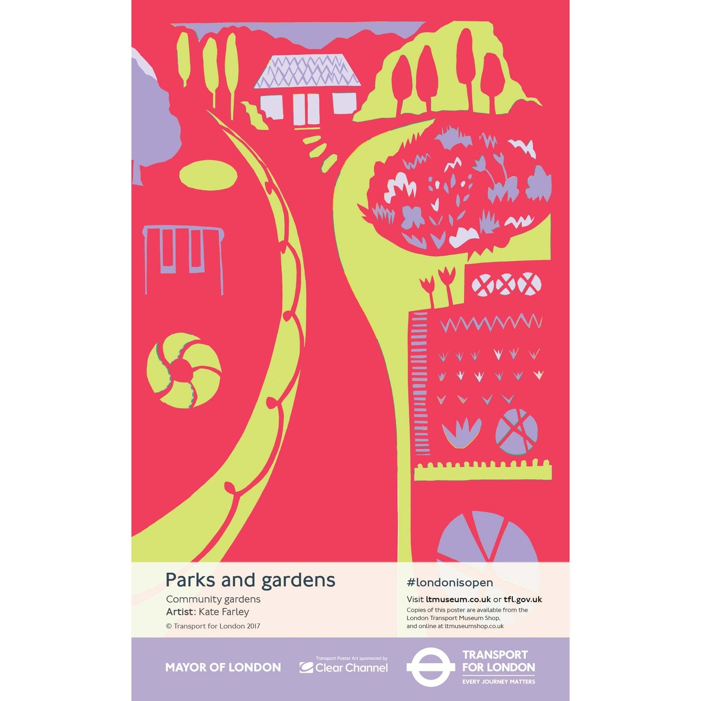 Parks and Gardens Community Gardens Poster