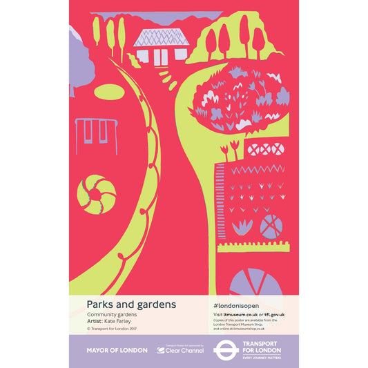 Parks and Gardens Community Gardens Poster