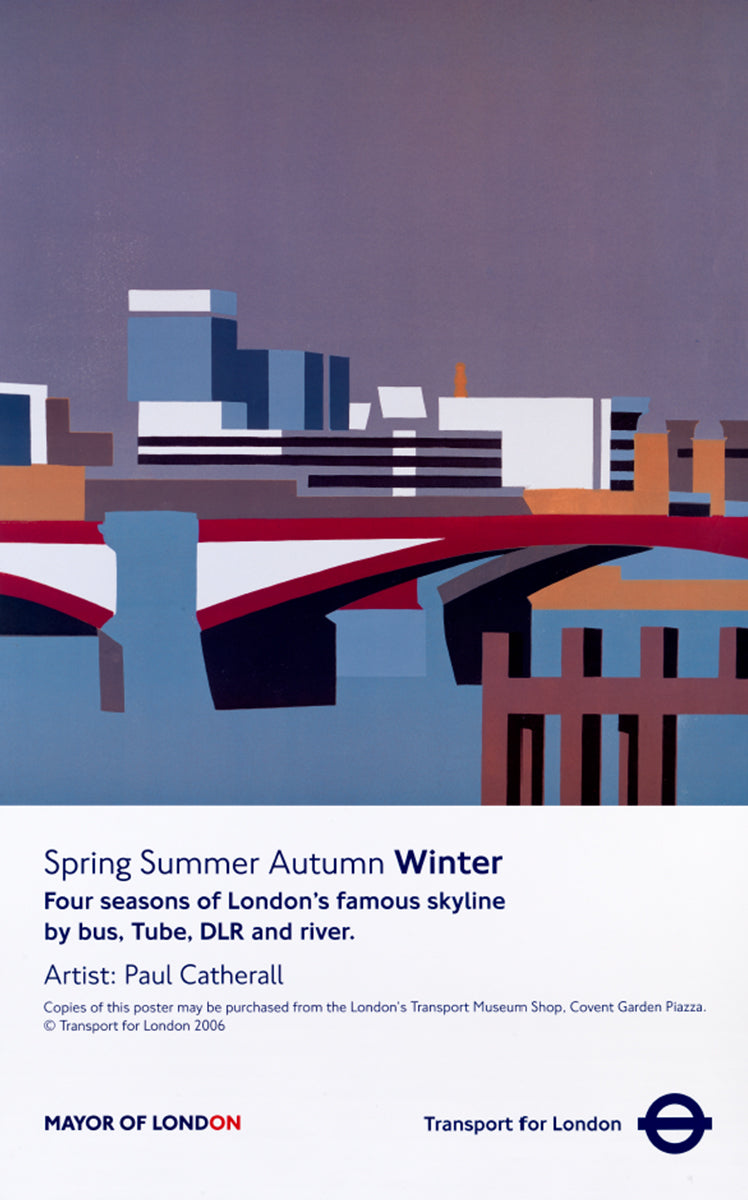 Winter, Four Seasons of London’s Skyline, Paul Catherall, 2006